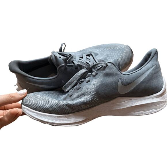 Nike Zoom Womens Gray Winflo 6 Athletic Running Sneaker Shoes Size 9 - Picture 5 of 8